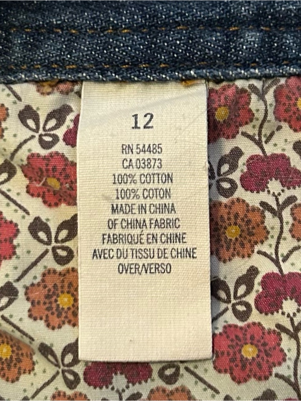 Y2K American Eagle Micro Shorts Distressed Embroidered Raw Hem Women’s Size 12 - Picture 6 of 6